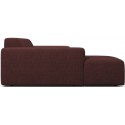 Karen venstrevendt chaiselong sofa i polyester 250 x 185 cm - Beige