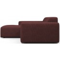 Karen venstrevendt chaiselong sofa i polyester 250 x 185 cm - Beige