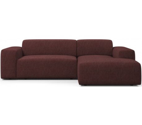 Karen højrevendt chaiselong sofa i polyester 250 x 185 cm - Beige