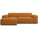Karen venstrevendt chaiselong sofa i polyester 250 x 185 cm - Bordeaux