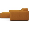 Karen venstrevendt chaiselong sofa i polyester 250 x 185 cm - Bordeaux