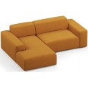 Karen venstrevendt chaiselong sofa i polyester 250 x 185 cm - Bordeaux