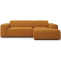 Karen højrevendt chaiselong sofa i polyester 250 x 185 cm - Bordeaux