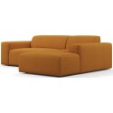 Karen højrevendt chaiselong sofa i polyester 250 x 185 cm - Bordeaux