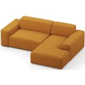 Karen højrevendt chaiselong sofa i polyester 250 x 185 cm - Bordeaux