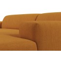Karen højrevendt chaiselong sofa i polyester 250 x 185 cm - Bordeaux