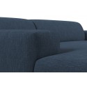 Karen venstrevendt chaiselong sofa i polyester 250 x 185 cm - Sennep