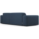 Karen højrevendt chaiselong sofa i polyester 250 x 185 cm - Sennep