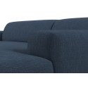 Karen højrevendt chaiselong sofa i polyester 250 x 185 cm - Sennep