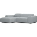 Karen venstrevendt chaiselong sofa i polyester 250 x 185 cm - Blå