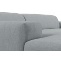 Karen venstrevendt chaiselong sofa i polyester 250 x 185 cm - Blå