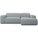 Karen højrevendt chaiselong sofa i polyester 250 x 185 cm - Blå