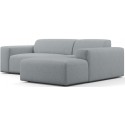Karen højrevendt chaiselong sofa i polyester 250 x 185 cm - Blå