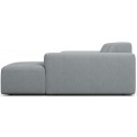 Karen højrevendt chaiselong sofa i polyester 250 x 185 cm - Blå