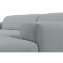 Karen højrevendt chaiselong sofa i polyester 250 x 185 cm - Blå