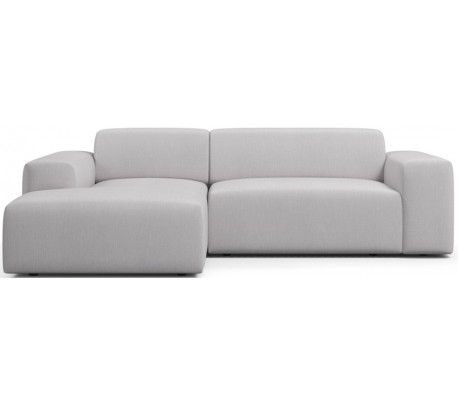 Karen venstrevendt chaiselong sofa i polyester 250 x 185 cm - Grågrøn