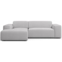 Karen venstrevendt chaiselong sofa i polyester 250 x 185 cm - Grågrøn