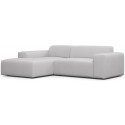 Karen venstrevendt chaiselong sofa i polyester 250 x 185 cm - Grågrøn