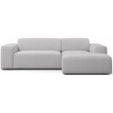 Karen højrevendt chaiselong sofa i polyester 250 x 185 cm - Grågrøn