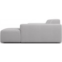 Karen højrevendt chaiselong sofa i polyester 250 x 185 cm - Grågrøn