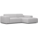 Karen højrevendt chaiselong sofa i polyester 250 x 185 cm - Grågrøn