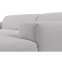 Karen højrevendt chaiselong sofa i polyester 250 x 185 cm - Grågrøn