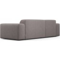 Karen venstrevendt chaiselong sofa i polyester 250 x 185 cm - Lysegrå