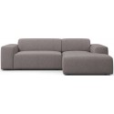 Karen højrevendt chaiselong sofa i polyester 250 x 185 cm - Lysegrå