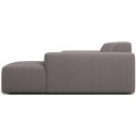 Karen højrevendt chaiselong sofa i polyester 250 x 185 cm - Lysegrå