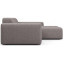 Karen højrevendt chaiselong sofa i polyester 250 x 185 cm - Lysegrå