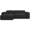 Karen venstrevendt chaiselong sofa i polyester 250 x 185 cm - Grå