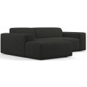 Karen venstrevendt chaiselong sofa i polyester 250 x 185 cm - Grå