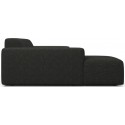Karen venstrevendt chaiselong sofa i polyester 250 x 185 cm - Grå