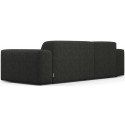 Karen venstrevendt chaiselong sofa i polyester 250 x 185 cm - Grå