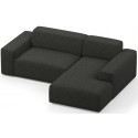 Karen højrevendt chaiselong sofa i polyester 250 x 185 cm - Grå