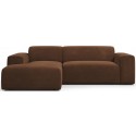 Karen venstrevendt chaiselong sofa i corduroy 250 x 185 cm - Creme