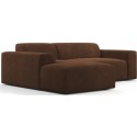 Karen venstrevendt chaiselong sofa i corduroy 250 x 185 cm - Creme
