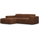 Karen venstrevendt chaiselong sofa i corduroy 250 x 185 cm - Creme