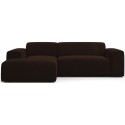 Karen venstrevendt chaiselong sofa i corduroy 250 x 185 cm - Brun