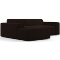 Karen venstrevendt chaiselong sofa i corduroy 250 x 185 cm - Brun
