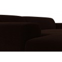 Karen venstrevendt chaiselong sofa i corduroy 250 x 185 cm - Brun