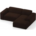 Karen højrevendt chaiselong sofa i corduroy 250 x 185 cm - Brun