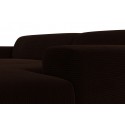Karen højrevendt chaiselong sofa i corduroy 250 x 185 cm - Brun