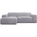 Karen venstrevendt chaiselong sofa i corduroy 250 x 185 cm - Turkis
