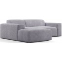 Karen venstrevendt chaiselong sofa i corduroy 250 x 185 cm - Turkis
