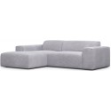 Karen venstrevendt chaiselong sofa i corduroy 250 x 185 cm - Turkis