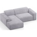 Karen venstrevendt chaiselong sofa i corduroy 250 x 185 cm - Turkis