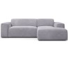 Karen højrevendt chaiselong sofa i corduroy 250 x 185 cm - Grå