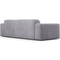 Karen højrevendt chaiselong sofa i corduroy 250 x 185 cm - Turkis