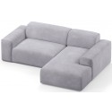 Karen højrevendt chaiselong sofa i corduroy 250 x 185 cm - Turkis